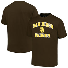 San Diego Padres Profile Big & Tall Heart & Soul T-Shirt Brown
