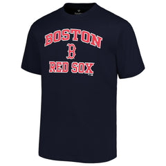 Boston Red Sox Profile Big & Tall Heart & Soul T-Shirt Navy