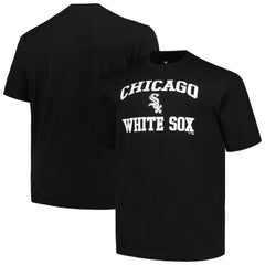 Chicago White Sox Profile Big & Tall Heart & Soul T-Shirt Black
