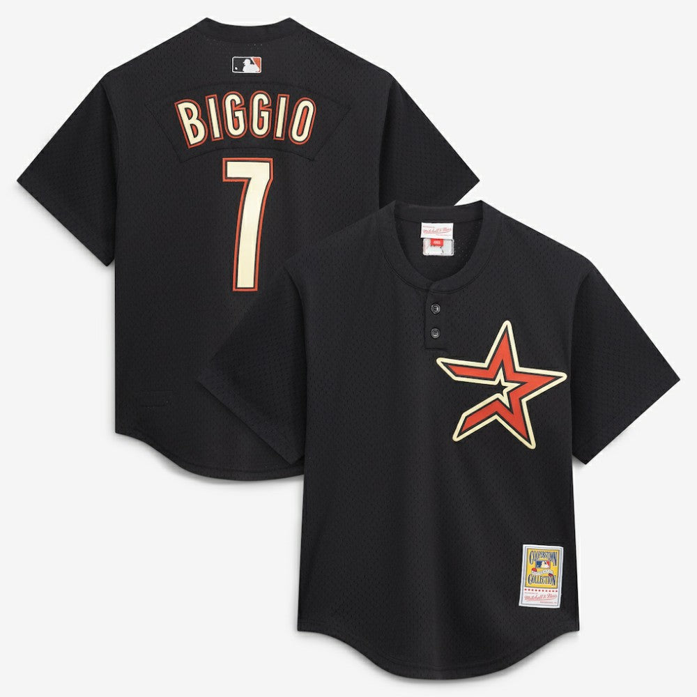 Craig Biggio Houston Astros Authentic Batting Practice Jersey - Black