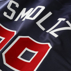 John Smoltz Atlanta Braves Authentic Batting Practice Jersey Navy | Mitchell & Ness