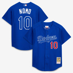 Hideo Nomo Los Angeles Dodgers Cooperstown Collection 2004 Batting Practice Jersey - Royal