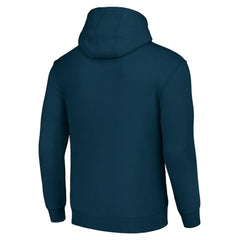 Toronto Maple Leafs Starter Tailsweep Fleece Tri-Blend Pullover Hoodie Navy