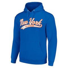 New York Islanders Starter Tailsweep Fleece Tri-Blend Pullover Hoodie Royal