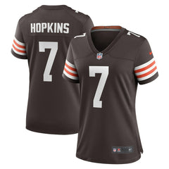 Dustin Hopkins Cleveland Browns Women's Team Game Jersey - Brown