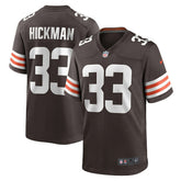 Ronnie Hickman Cleveland Browns Team Game Jersey - Brown