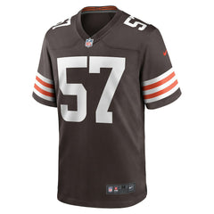 Isaiah McGuire Cleveland Browns Team Game Jersey - Brown