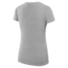 Colorado Rockies G-III 4Her by Carl Banks Women's Super-Slim Fit Lightweight City Graphic V-Neck T-Shirt Heather Gray