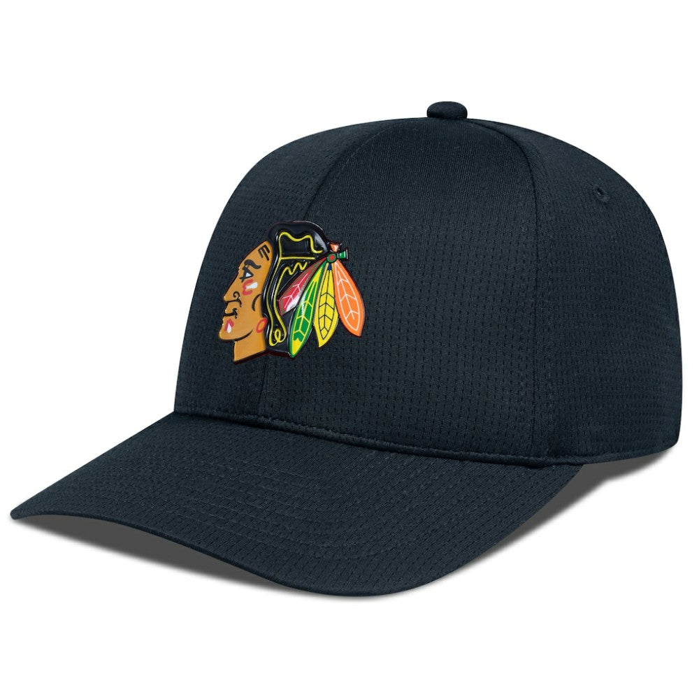 Chicago Blackhawks Levelwear Zephyr Adjustable Hat Black