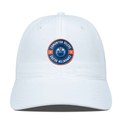 Edmonton Oilers Levelwear Women's Haven Adjustable Hat White