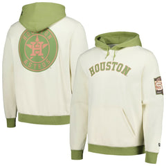 Houston Astros Color Pop Pullover Hoodie Cream/Green | New Era