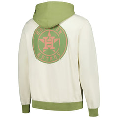 Houston Astros Color Pop Pullover Hoodie Cream/Green | New Era