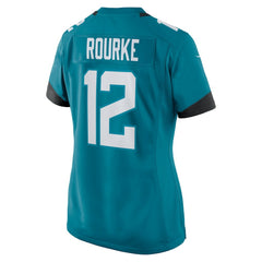 Nathan Rourke Jacksonville Jaguars Women's Team Game Jersey - Teal