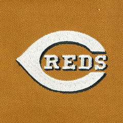 Cincinnati Reds Dunbrooke Dakota Work Full-Zip Hoodie Jacket Brown