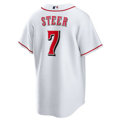 Spencer Steer Cincinnati Reds Home Replica Jersey White | Nike