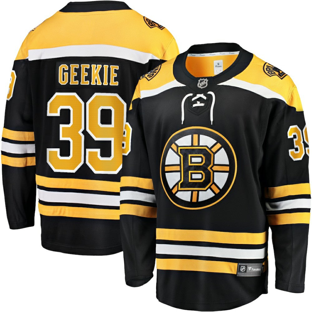 Morgan Geekie Boston Bruins Fanatics Home Breakaway Jersey Black