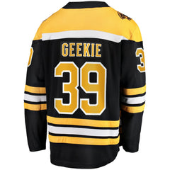 Morgan Geekie Boston Bruins Fanatics Home Breakaway Jersey Black