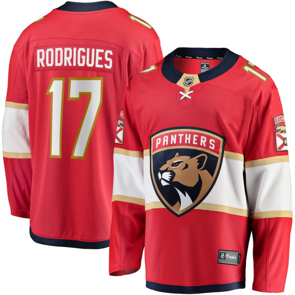 Evan Rodrigues Florida Panthers Fanatics Home Breakaway Jersey Red