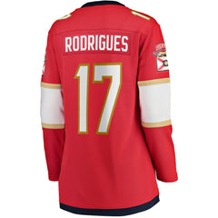 Evan Rodrigues Florida Panthers Fanatics Women's Home Breakaway Player Jersey Red