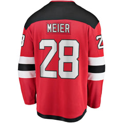 Timo Meier New Jersey Devils Fanatics Home Breakaway Jersey Red