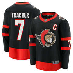 Brady Tkachuk Ottawa Senators Fanatics Home Breakaway Jersey Black