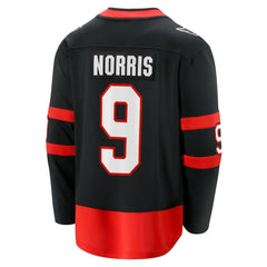Josh Norris Ottawa Senators Fanatics Home Breakaway Jersey Black