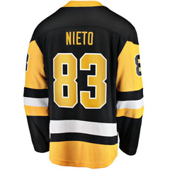 Matt Nieto Pittsburgh Penguins Fanatics Home Breakaway Jersey Black