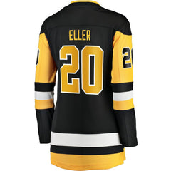 Lars Eller Pittsburgh Penguins Fanatics Women's Home Breakaway Player Jersey Black