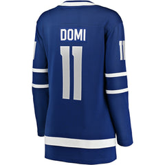Max Domi Toronto Maple Leafs Fanatics Women's Home Breakaway Player Jersey Blue