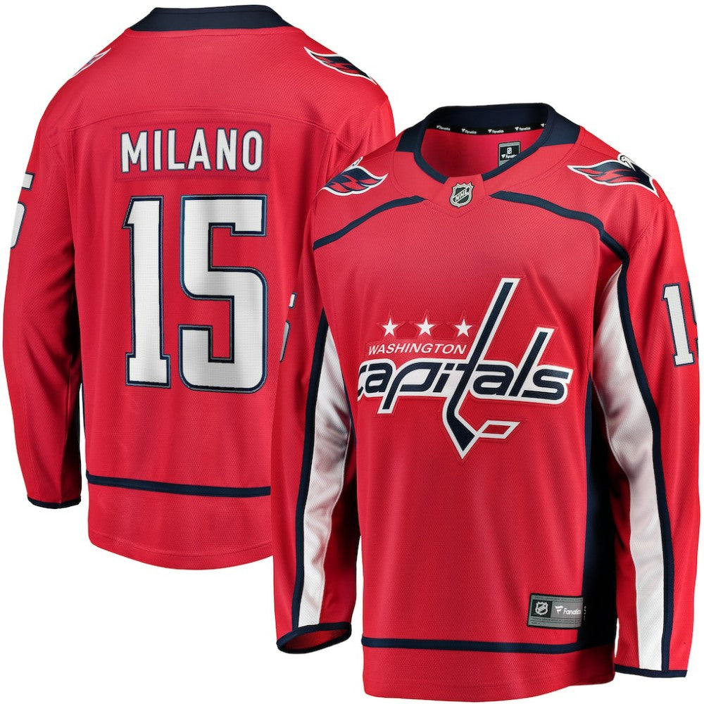 Sonny Milano Washington Capitals Fanatics Home Breakaway Jersey Red