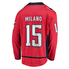 Sonny Milano Washington Capitals Fanatics Home Breakaway Jersey Red