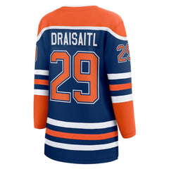 Leon Draisaitl Edmonton Oilers Fanatics Women's Home Breakaway Player Jersey Royal
