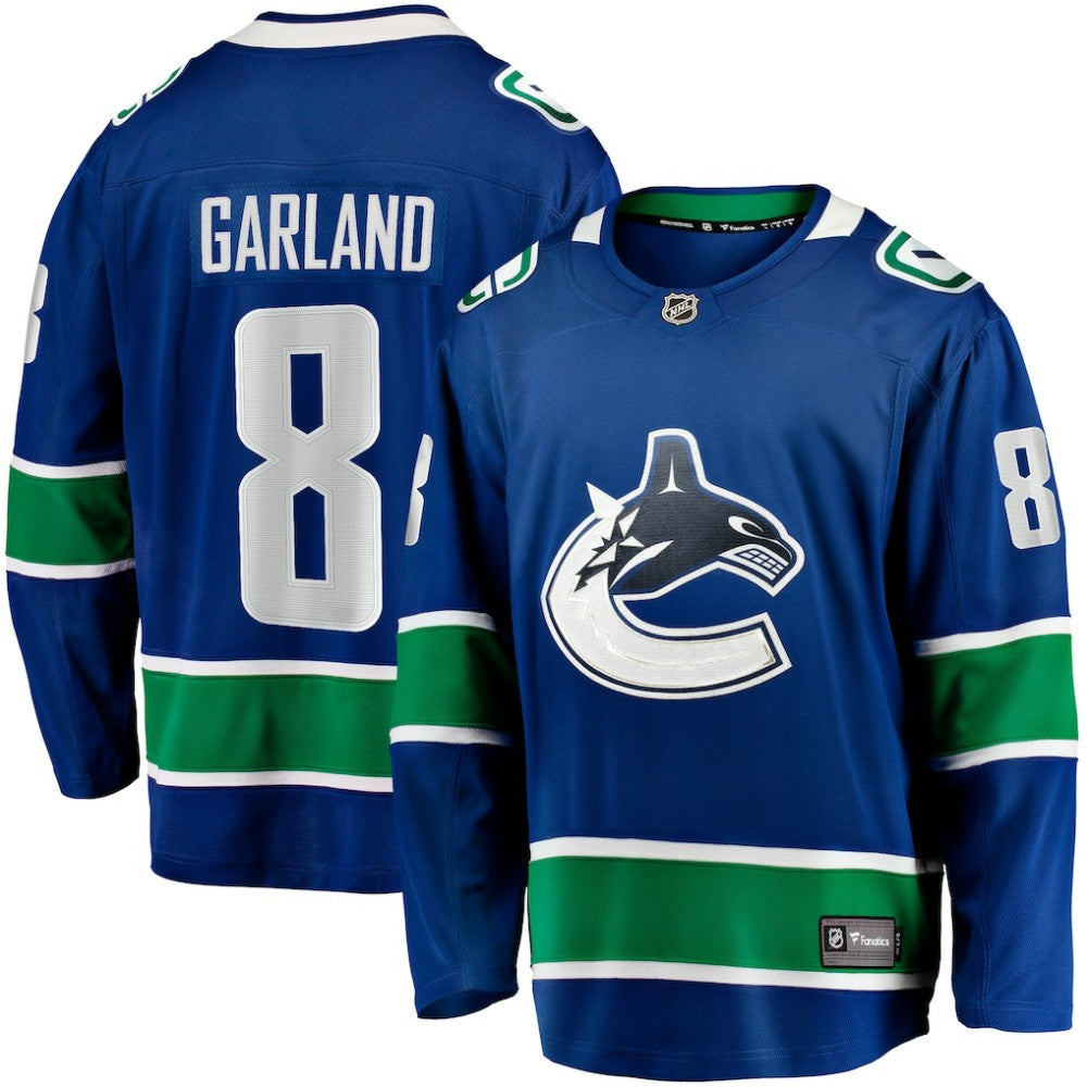 Conor Garland Vancouver Canucks Fanatics Home Breakaway Jersey Blue