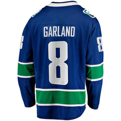 Conor Garland Vancouver Canucks Fanatics Home Breakaway Jersey Blue