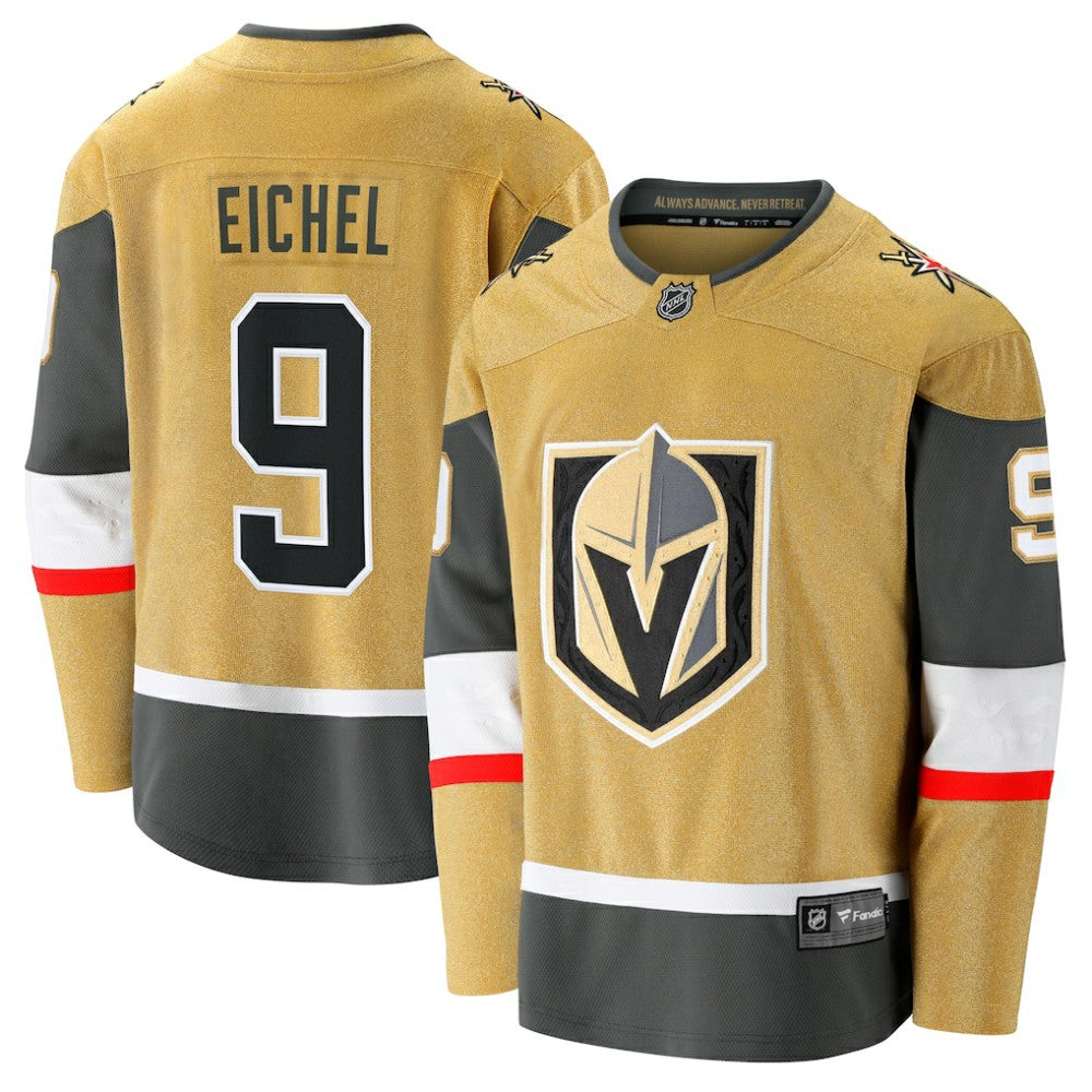 Jack Eichel Vegas Golden Knights Fanatics Home Breakaway Jersey Gold