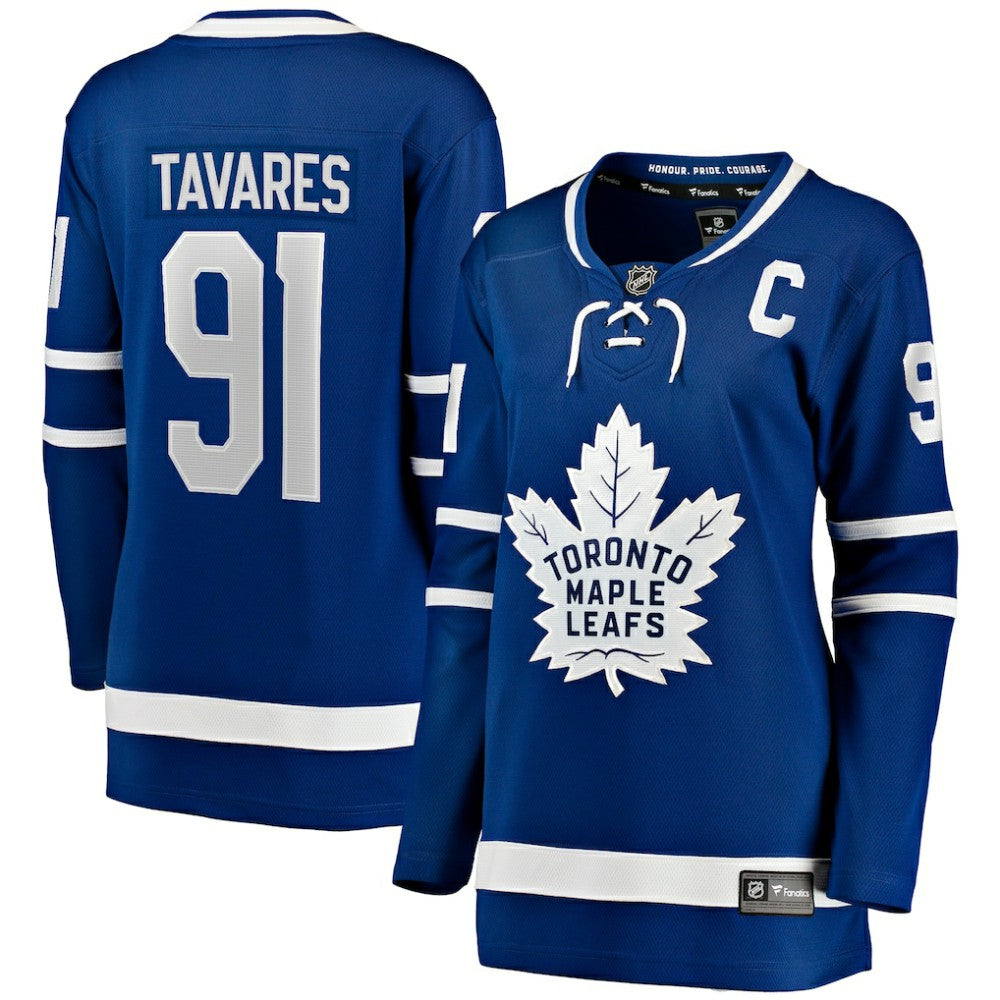 John Tavares Toronto Maple Leafs Fanatics Women's Home Breakaway Player Jersey Blue
