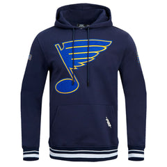 St. Louis Blues Pro Standard Retro Classic Fleece Pullover Hoodie Navy