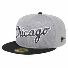 Chicago White Sox Pivot Mesh 59FIFTY Fitted Hat Gray | New Era