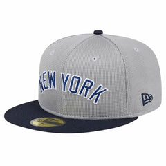 New York Yankees Pivot Mesh 59FIFTY Fitted Hat Gray | New Era