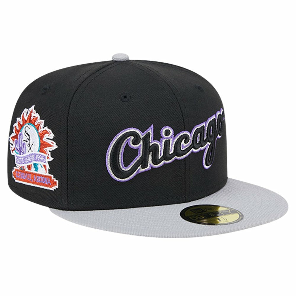 Chicago White Sox Retro Spring Training 59FIFTY Fitted Hat Black | New Era