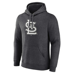 St. Louis Cardinals Personalized Monochrome Name & Number Pullover Hoodie Charcoal