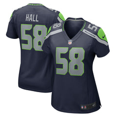 Derick Hall Seattle Seahawks Women's Team Game Jersey - College College Navy