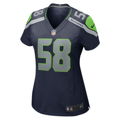 Derick Hall Seattle Seahawks Women's Team Game Jersey - College College Navy