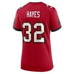 Josh Hayes Tampa Bay Buccaneers Women's Game Jersey - Red