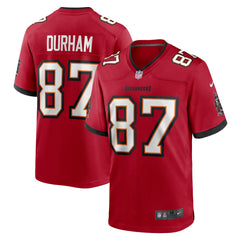 Payne Durham Tampa Bay Buccaneers Game Jersey - Red
