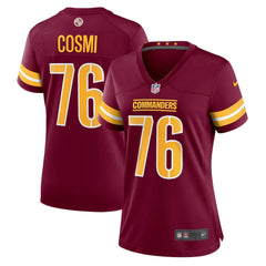 Sam Cosmi Washington Commanders Women's Game Jersey - Burgundy