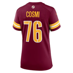 Sam Cosmi Washington Commanders Women's Game Jersey - Burgundy