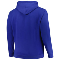New York Islanders Profile Big & Tall Arch Over Logo Pullover Hoodie Royal