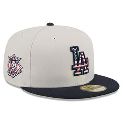 Los Angeles Dodgers 2024 Fourth of July 59FIFTY Fitted Hat Khaki/Black | New Era