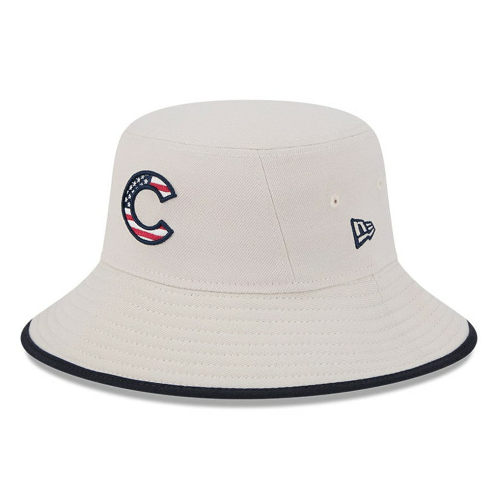 Chicago Cubs 2024 Fourth of July Bucket Hat Khaki | New Era